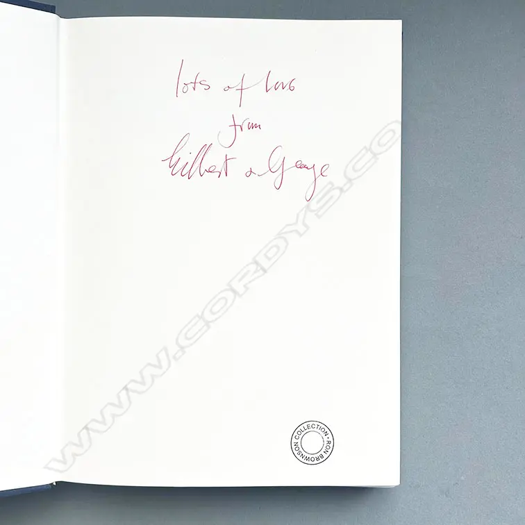 GILBERT AND GEORGE: WORLDS AND WINDOWS, SIGNED 1ST EDITION Image 1++